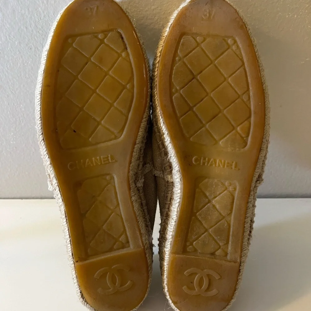 Chanel Espadrilles. Classic Chanel style. Size 37.